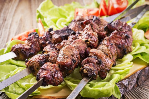 Lammspieß vom Grill